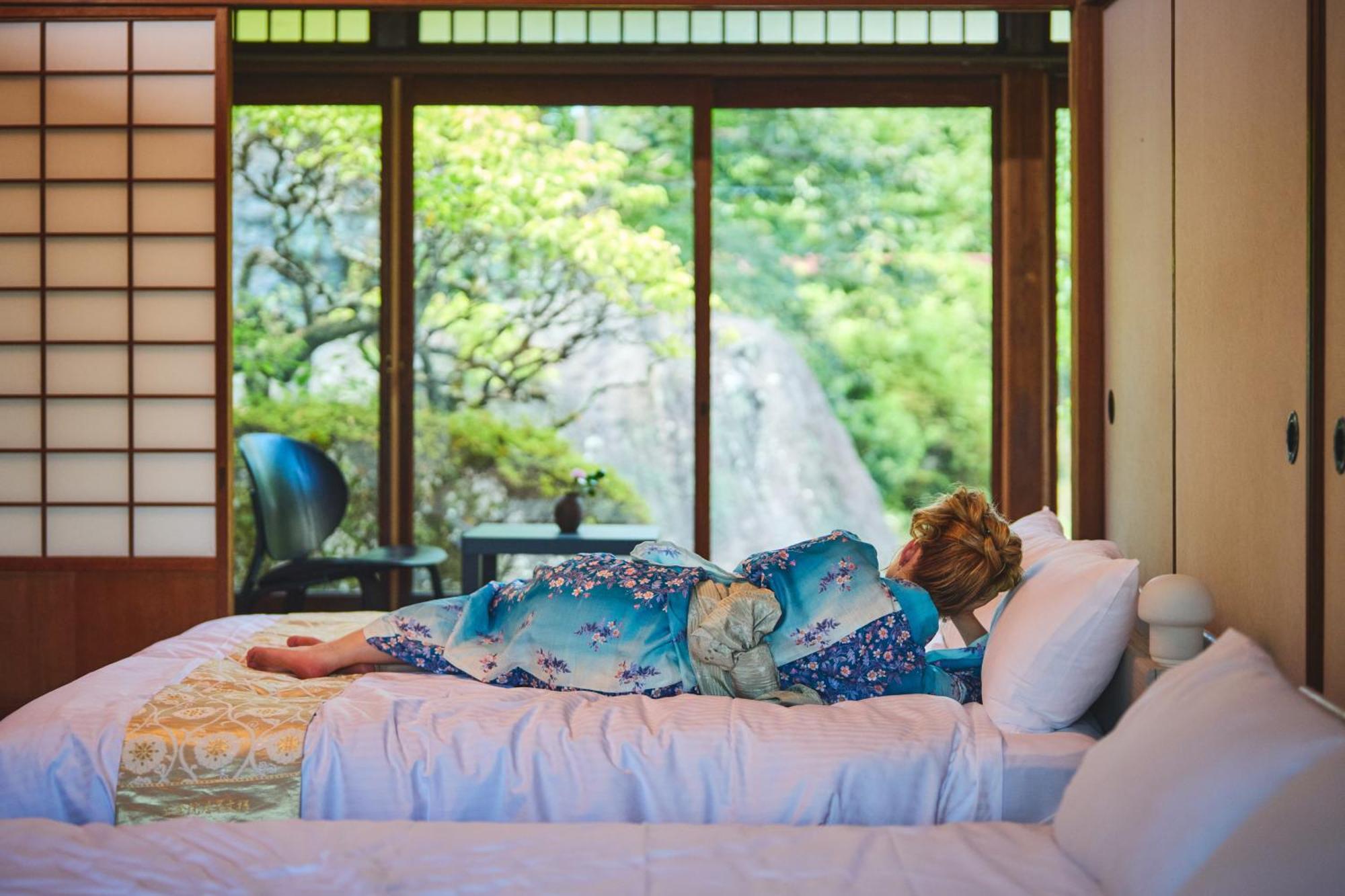 温泉付きの一軒家を借りよう Villa Beppu Buitenkant foto